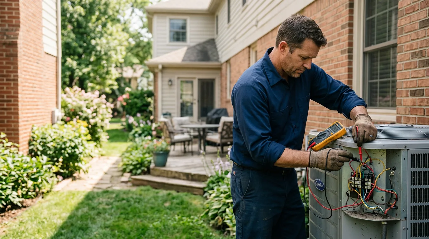HVAC technician working near Brewerton, NY